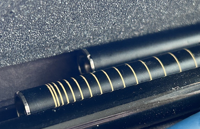 Artsy shot of generic vape batteries, also called vape 'pens.'