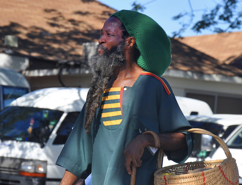 Rastafarian man in Jamaica