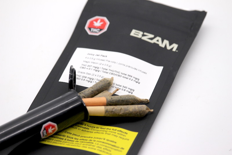 BZAM™ Magic Melon + Grape Gas Juicy Jet Pack Infused Pre-Rolls