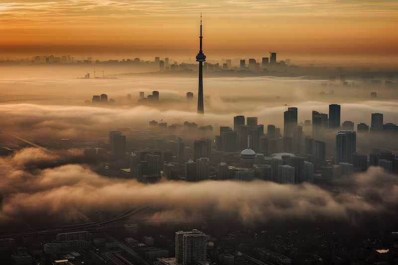 Toronto, a smoky city photo