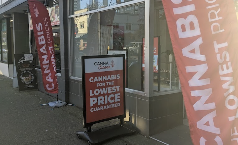 Canna Cabana on Davie St. in Vancouver unionized recently.